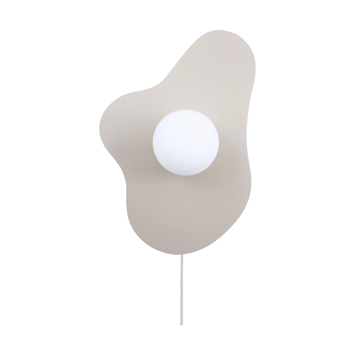 Illusion vegglampe/plafond 60 cm, Beige