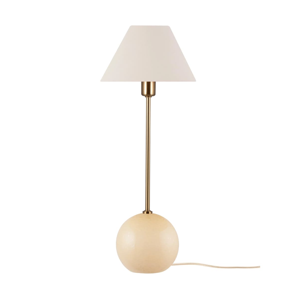 Iris 20 bordlampe, Creme