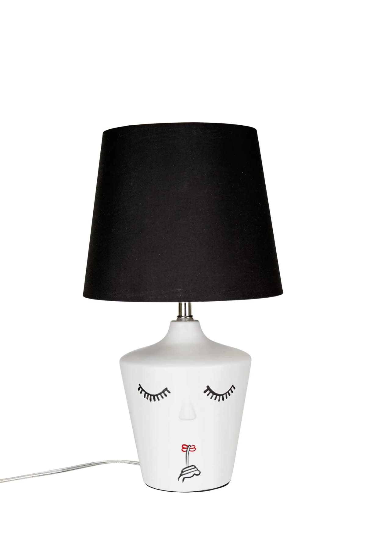 Nora bordlampe, Svart-hvitt
