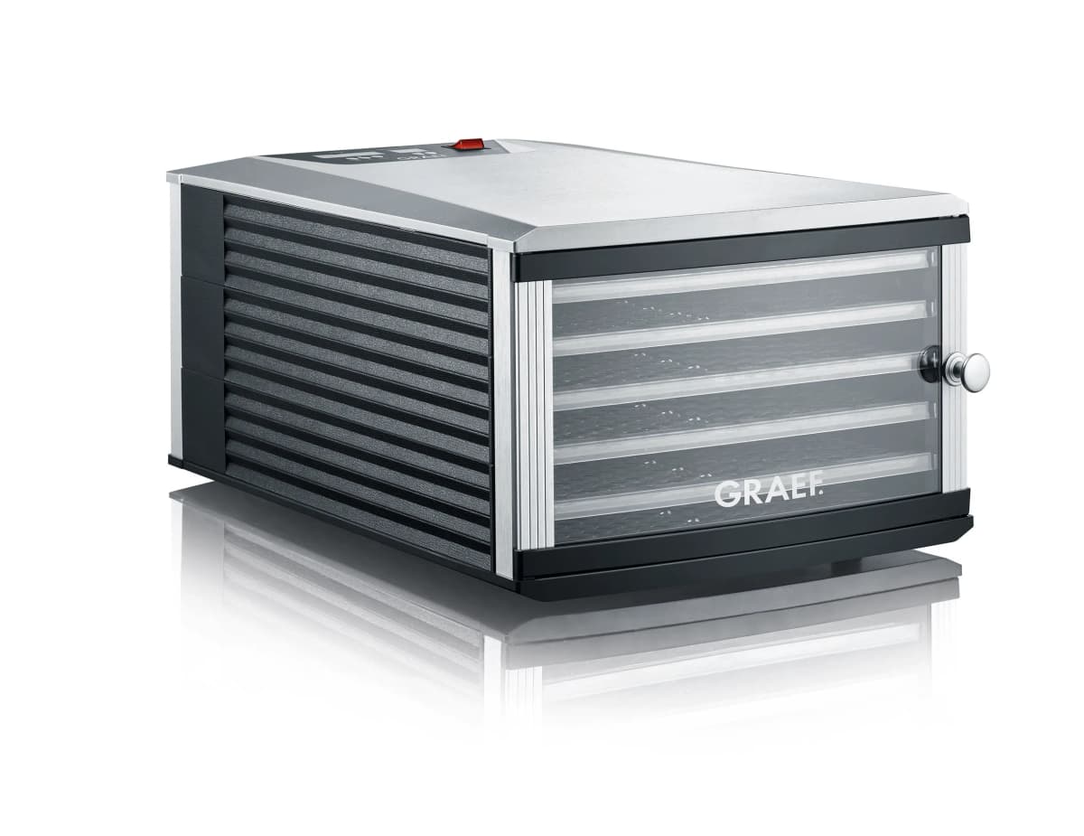 Graef DA506 Dehydrator soppetørker 6 brett, Svart-grå