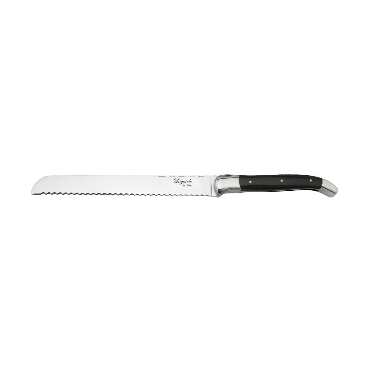 Laguiole by Hâws brødkniv 24,4 cm, Black