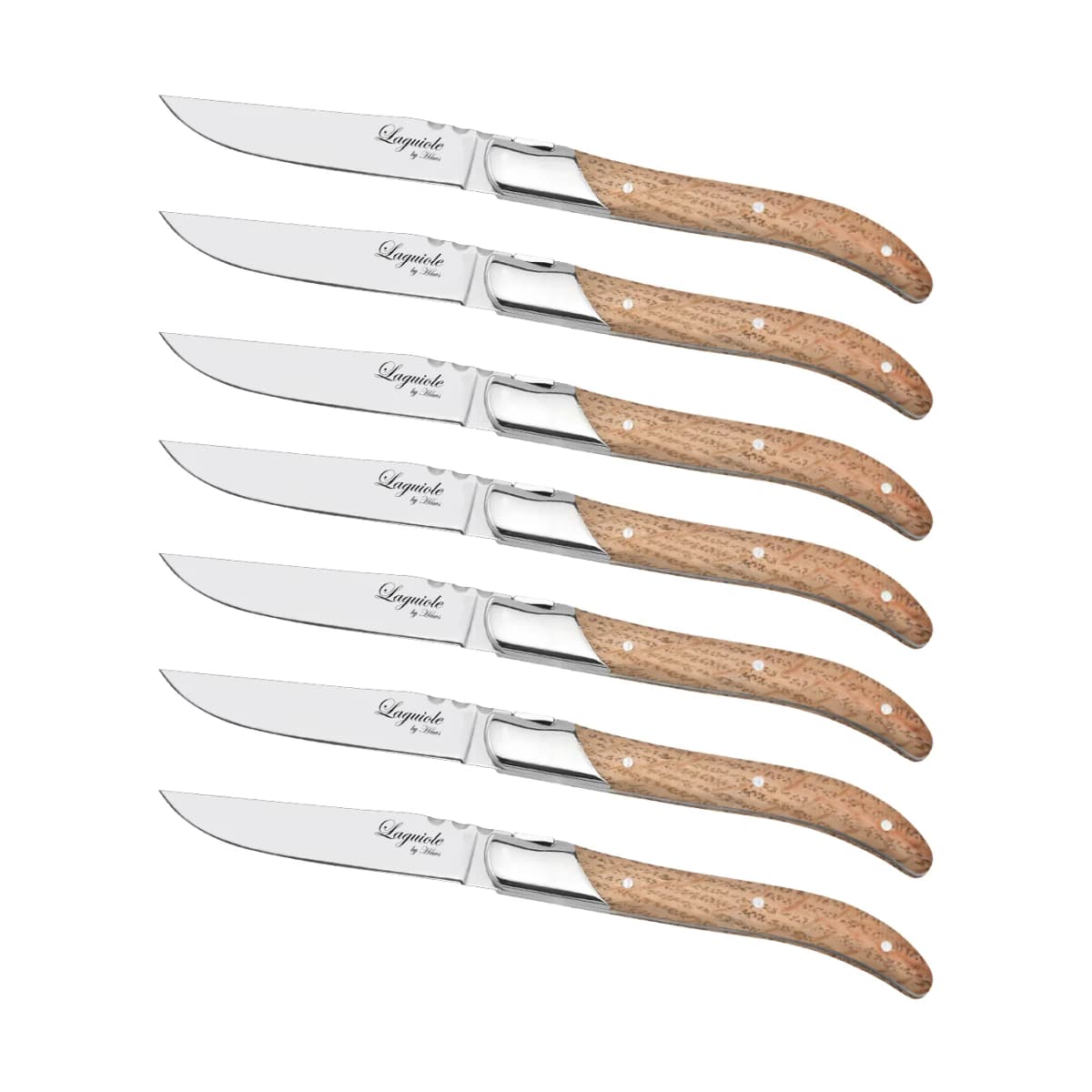 Laguiole By Hâws grillgaffel 6-pakning, Oak