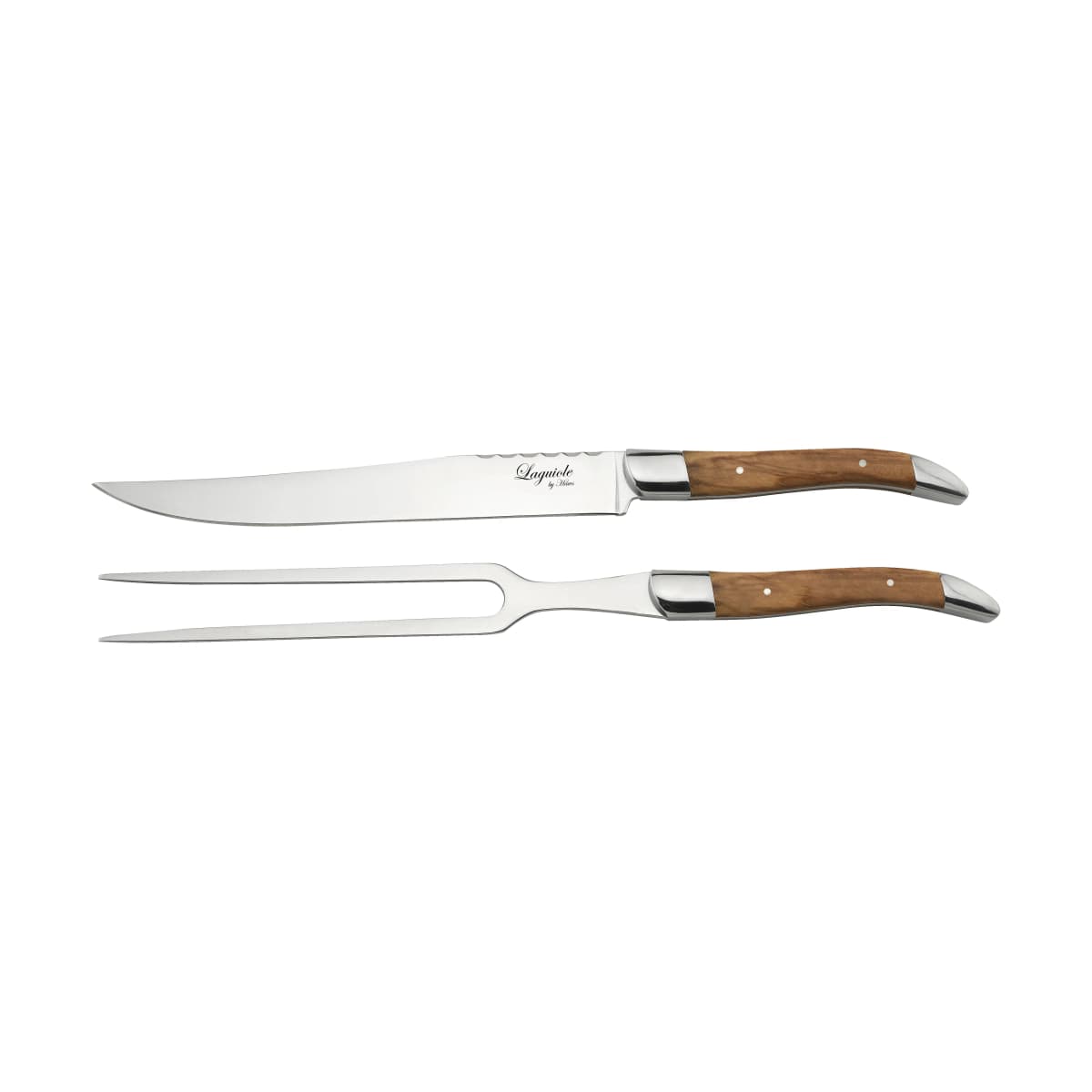 Laguiole By Hâws trancherset 2-deler, Olive