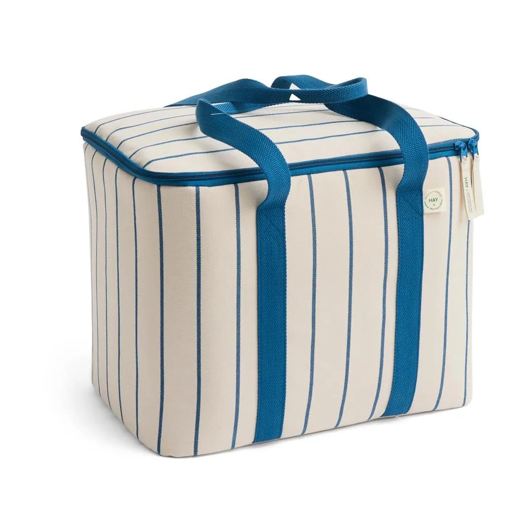 Outdoor Market kjølebag, Blue-beige