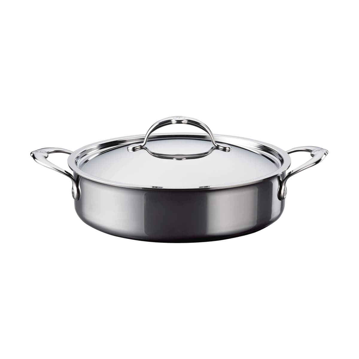 Hestan Nanobond sauteuse med lokk 26 cm, Rustfritt stål