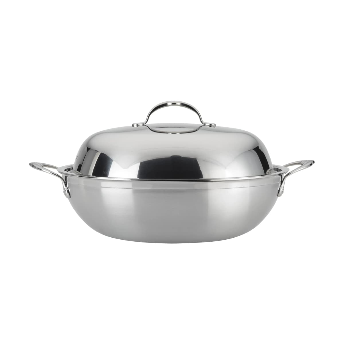Hestan Probond wok med lokk 36 cm, Rustfritt stål