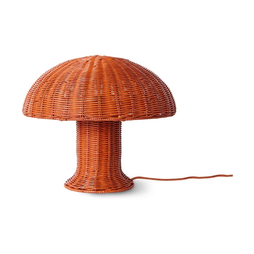 Rattan bordlampe, Coral