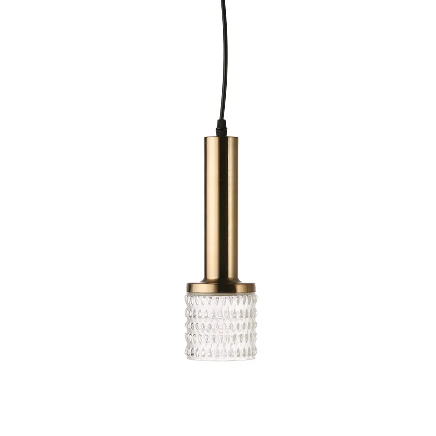 Taklampe/pendel Ø9x30 cm, Glass