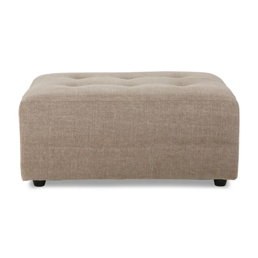 Vint sofamodul fotskammel 94x43 cm, Taupe