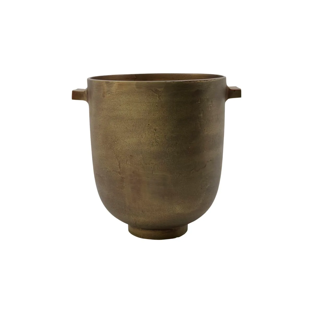 Foem plantekasse 20 cm, Antikk messing