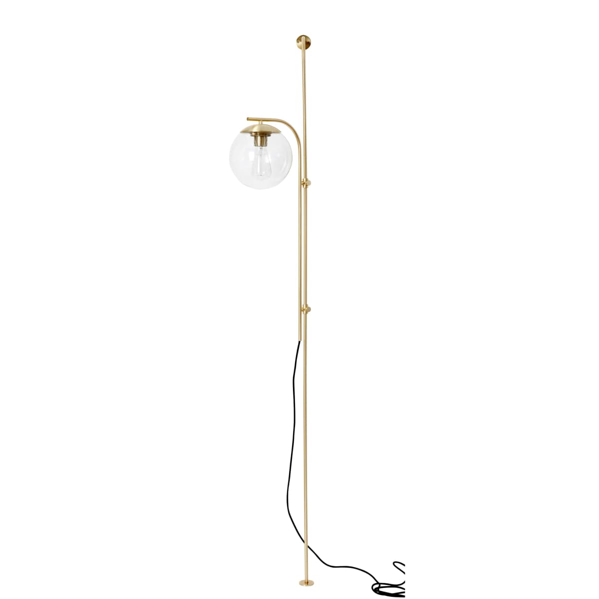 Vegglampe 182 cm, Messing