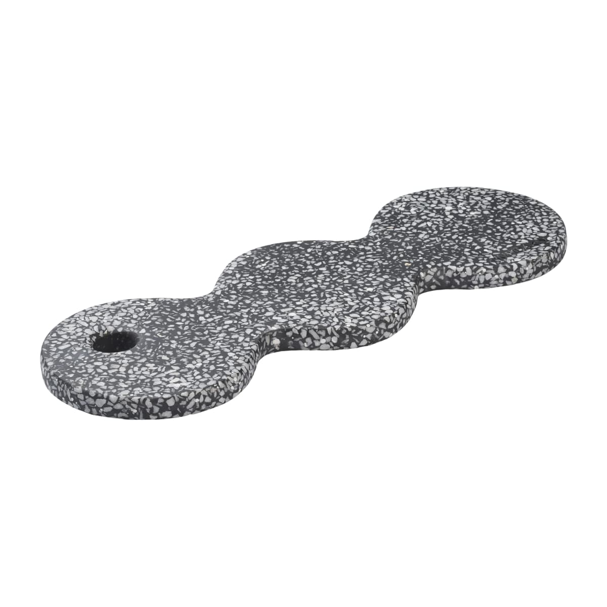 Humdakin Terrazzo brett 40 cm, Black