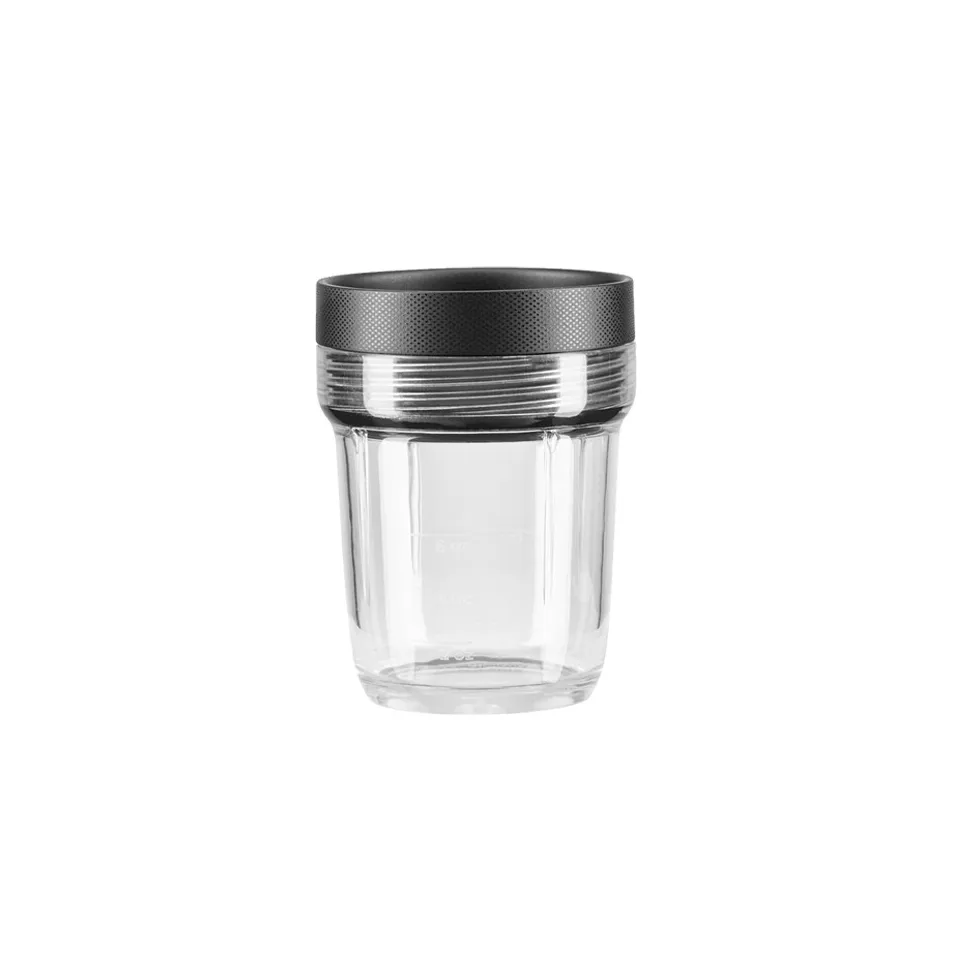 K400+K150 beholder med lokk 200 ml 2-pakning, Transparent