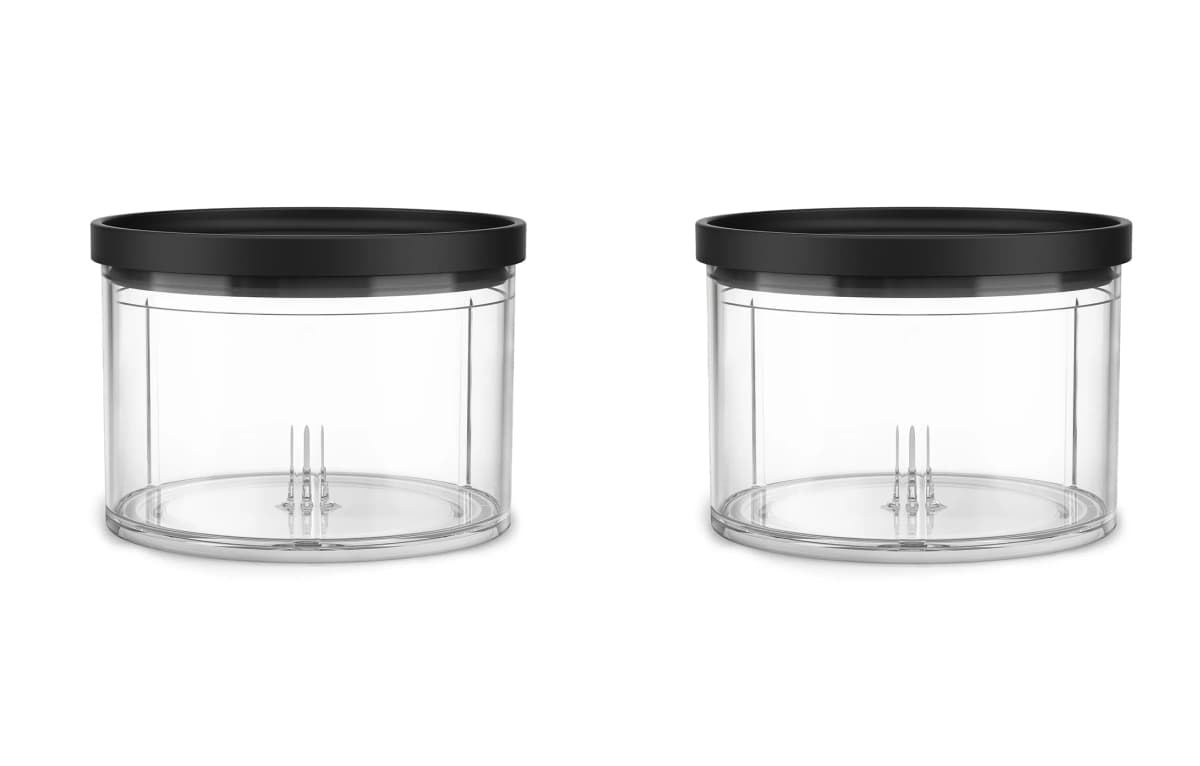 KitchenAid Go top down chopper bolle 2-pakning, Transparent