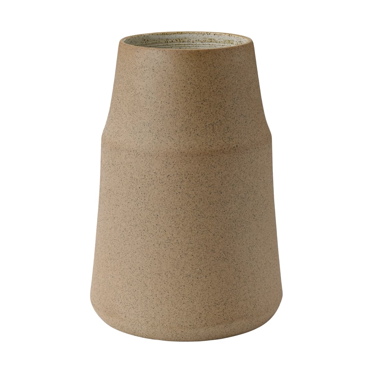 Clay vase 18 cm, Warm Sand
