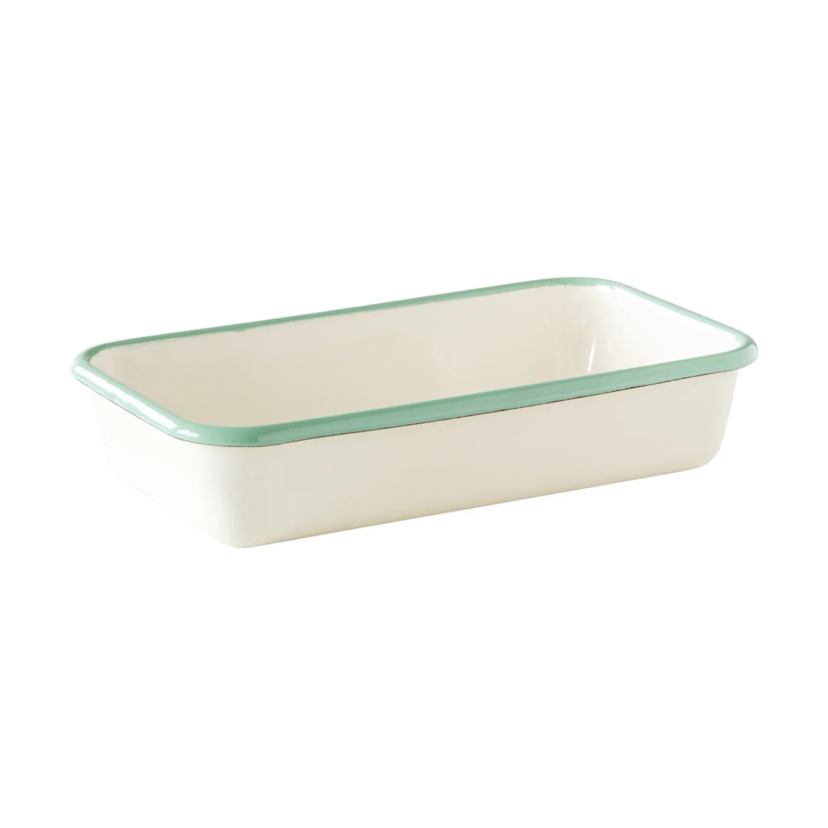 Kockums ildfast form, Cream lux-grønn, 23×13,5 cm