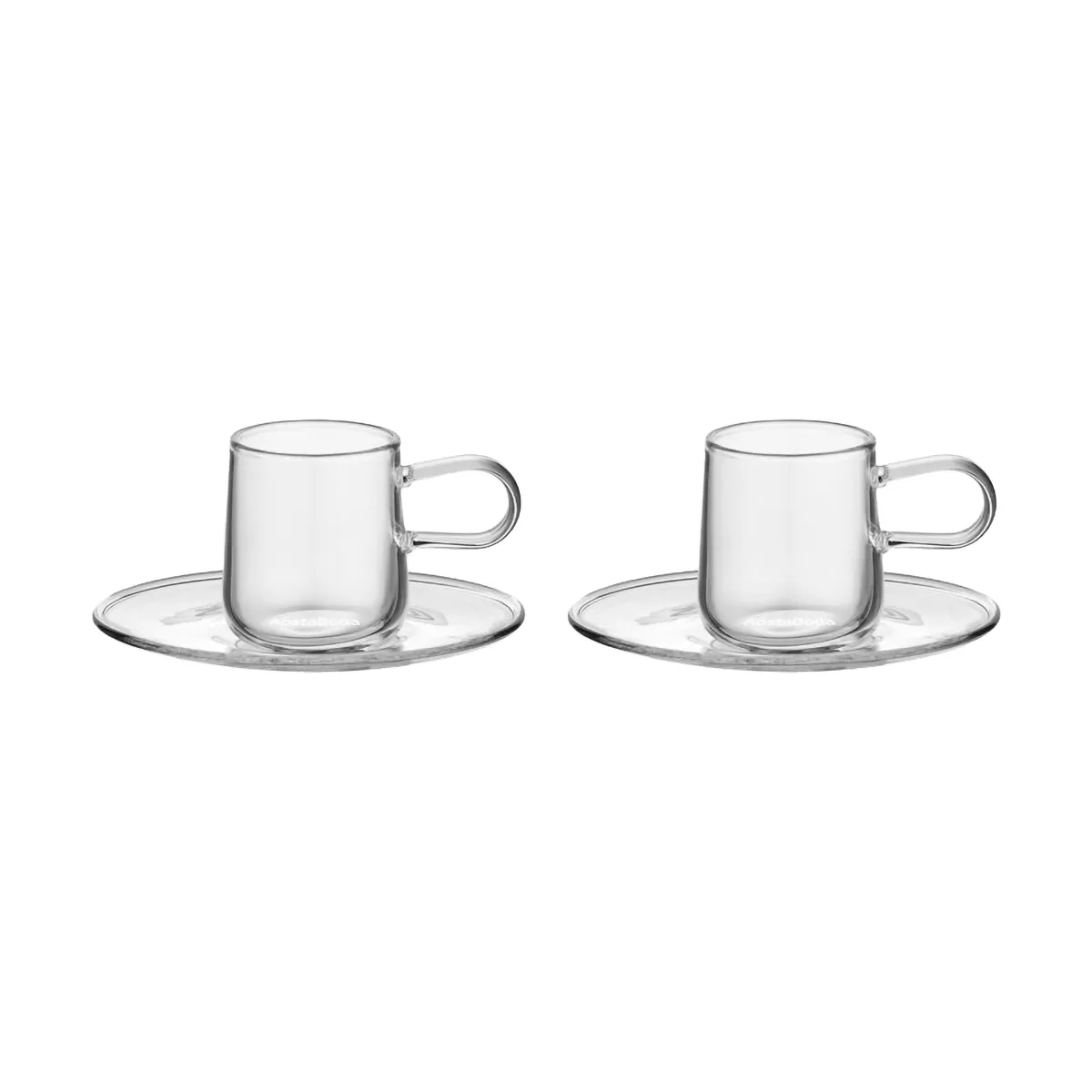Viva espressokopp med skål 8 cl 2-pakning, Klar