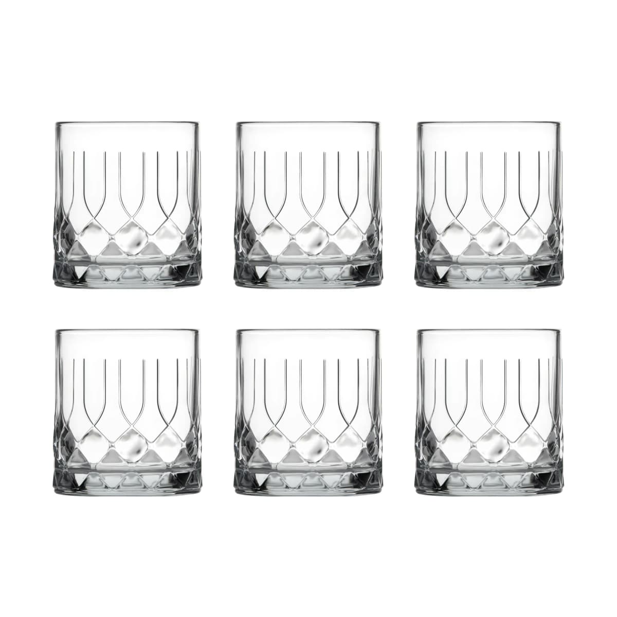 Chicago tumbler whiskyglass 6-pakning, 34 cl