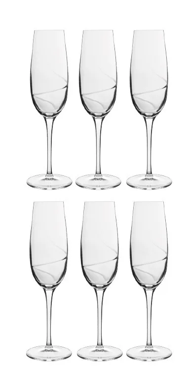 Aero champagneglass 6-pakning, 23,5 cl