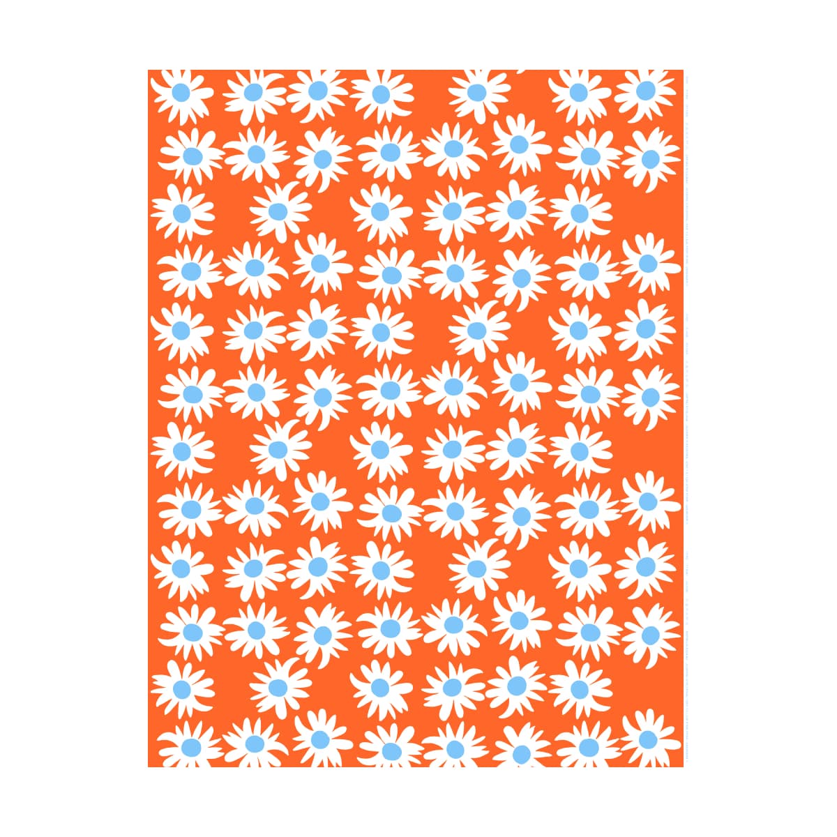 Rakastaa ei rakasta voksduk, Orange-Off-white-light blue