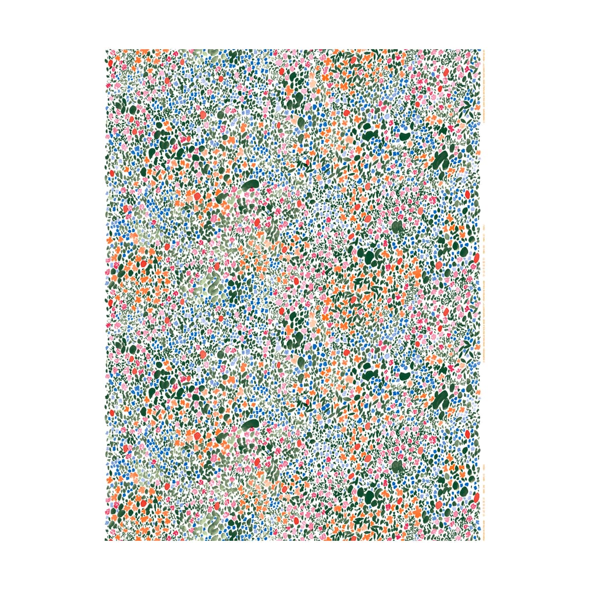 Rantaniitty voksduk, White-multi