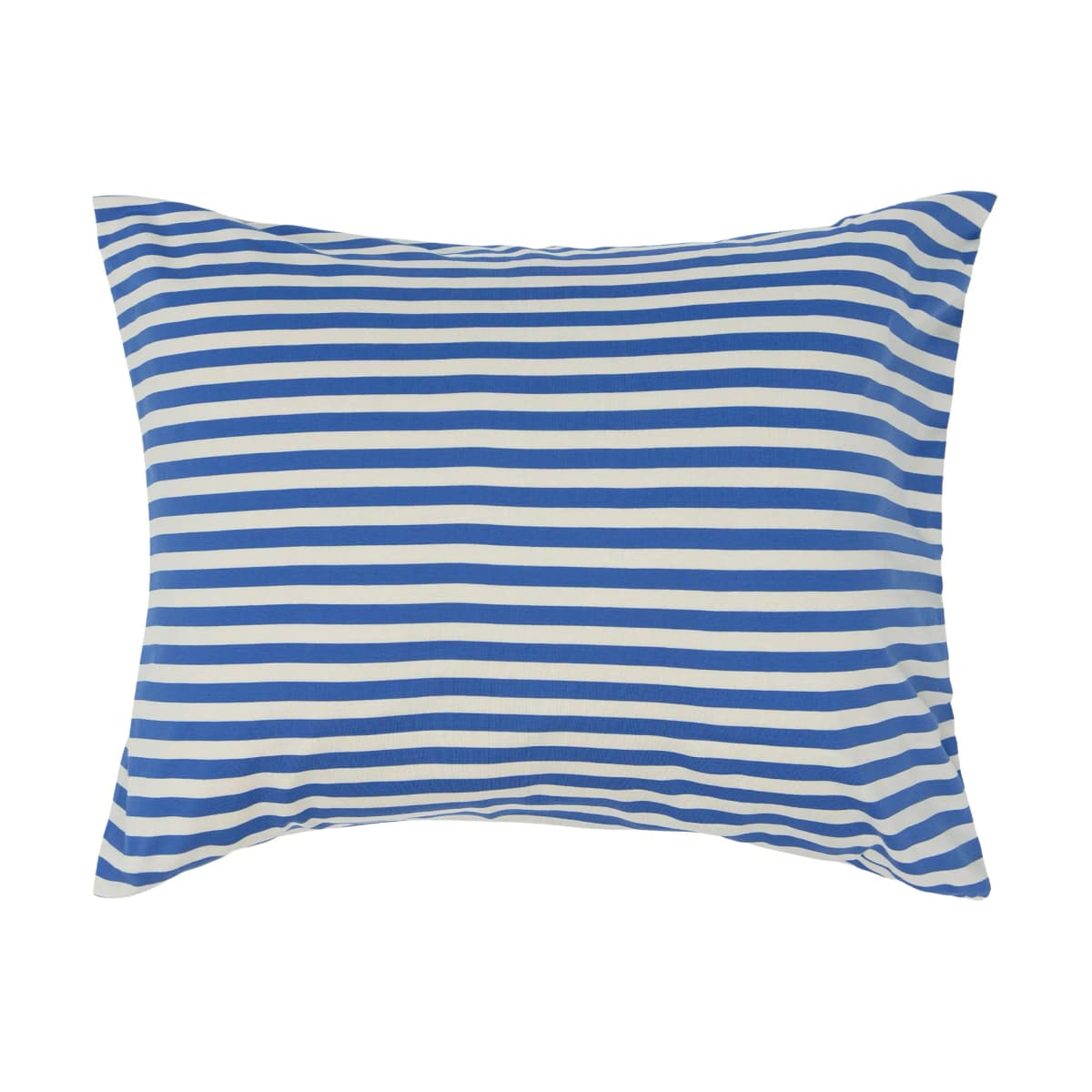 Tasaraita putetrekk 50x60 cm, Off white-blue