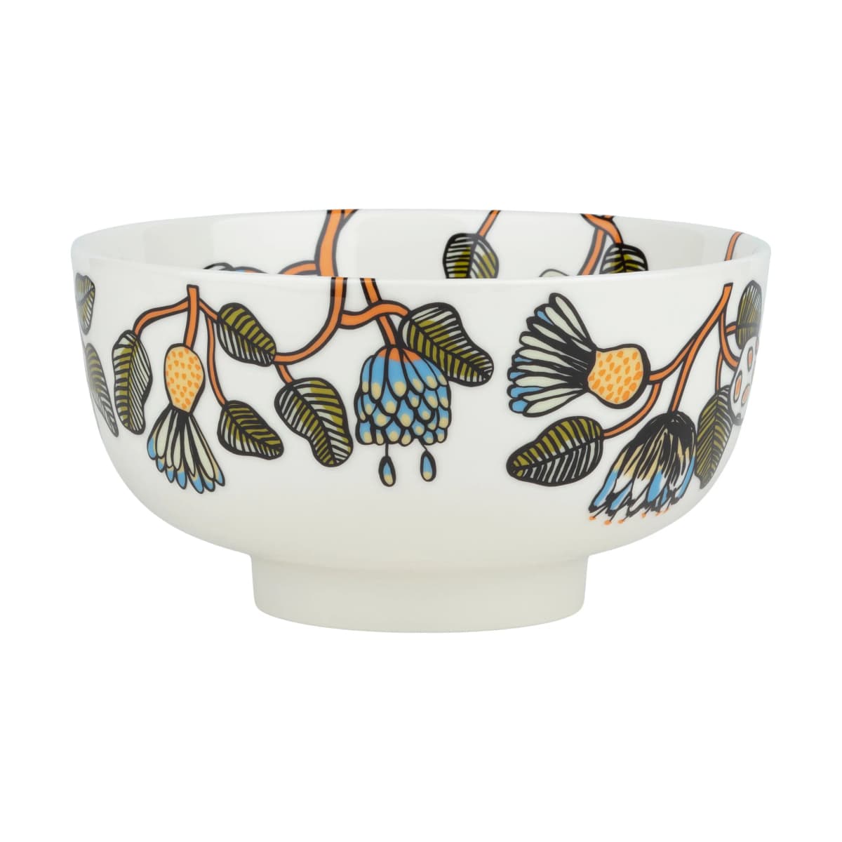 Tiara serveringsskål 1,5 L, White-warm orange-green