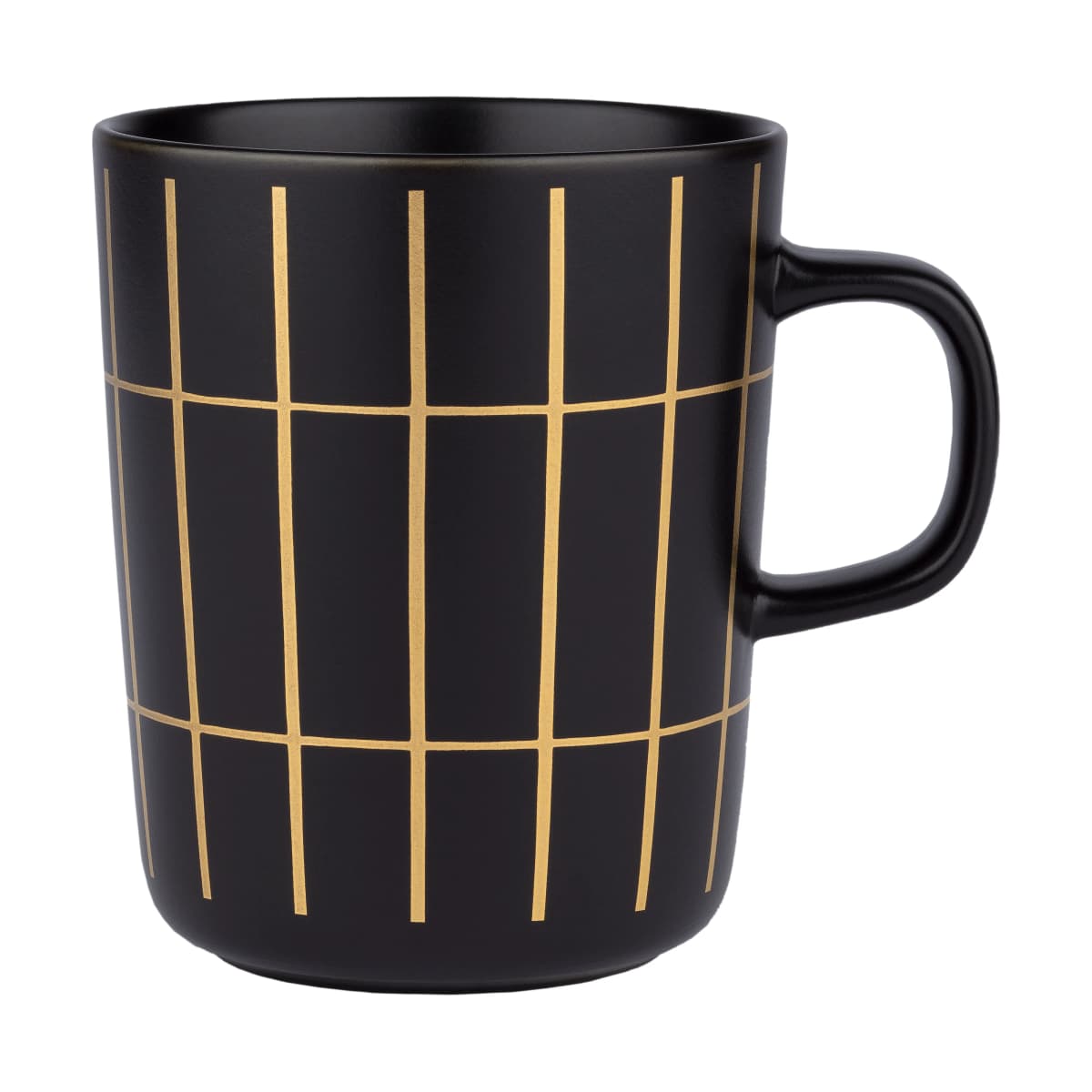 Tiiliskivi metal kopp 25 cl, Black-gold