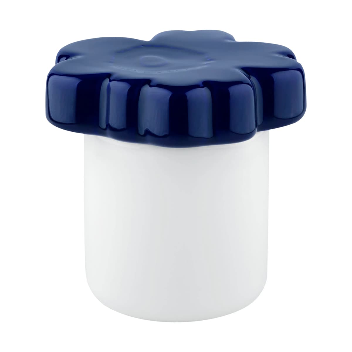 Unikko 60-årsjubileum boks Ø6,5x15,5 cm, White-d. blue
