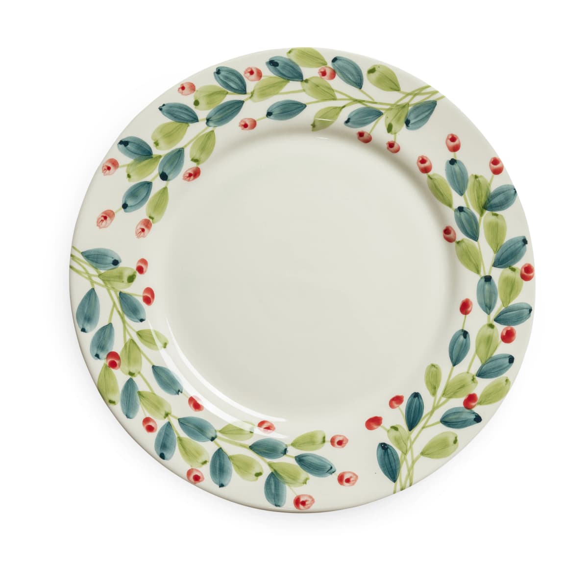 Basic julefat Ø37,5 cm, Hvit-multi