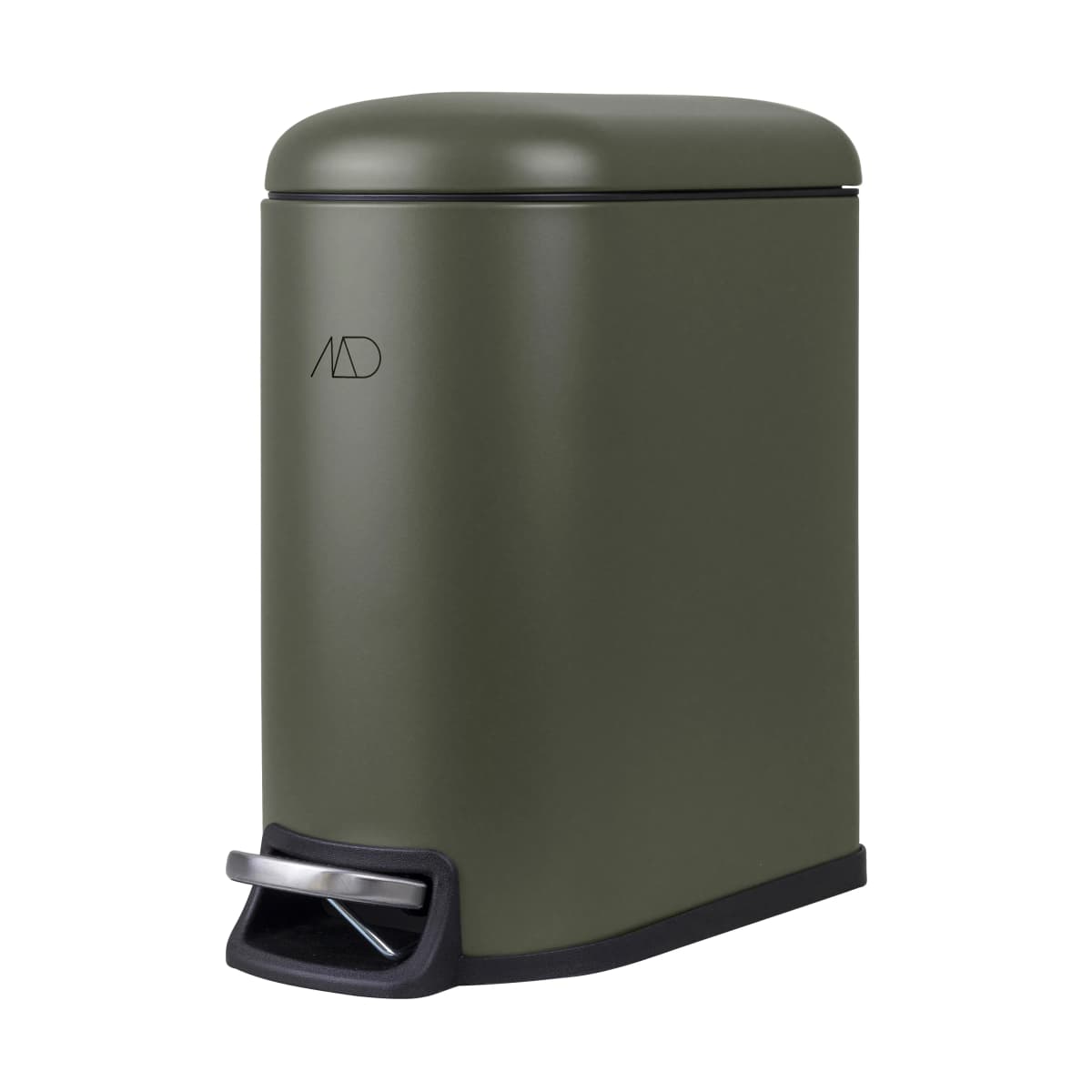 Mini-Walther pedalbøtte 5 L, Dark olive