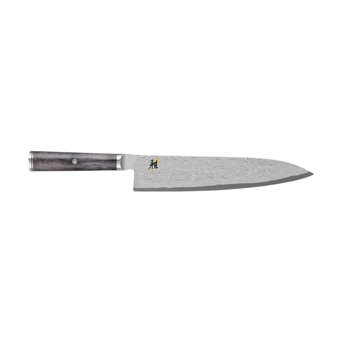 Svart 5000MCD 67 kokkekniv gyutoh 24 cm, Damaskus-svart lønn