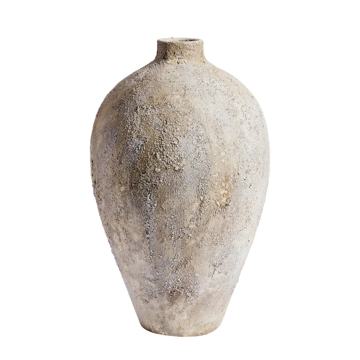Luna krukke 80 cm, Grå-terracotta