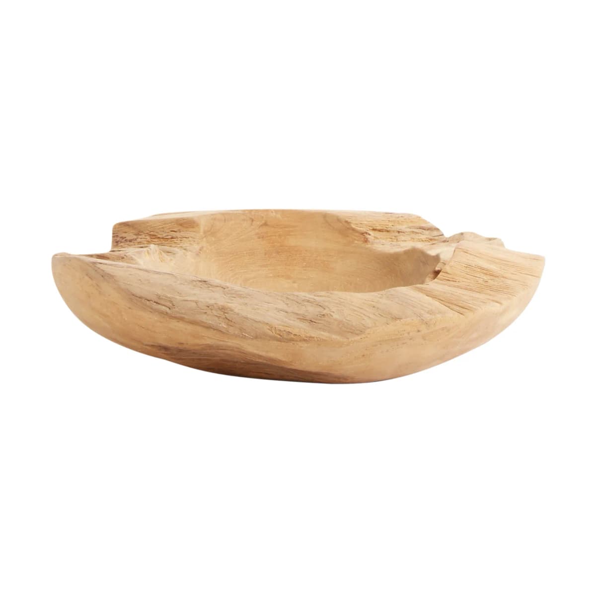 Skål Rustic Teakrot Ø30 cm, Natur