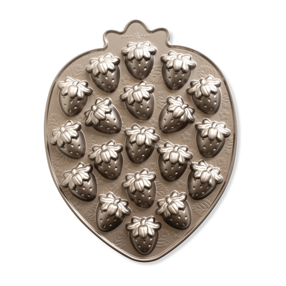 Nordic Ware strawberry bites bakeform, 0,4 l