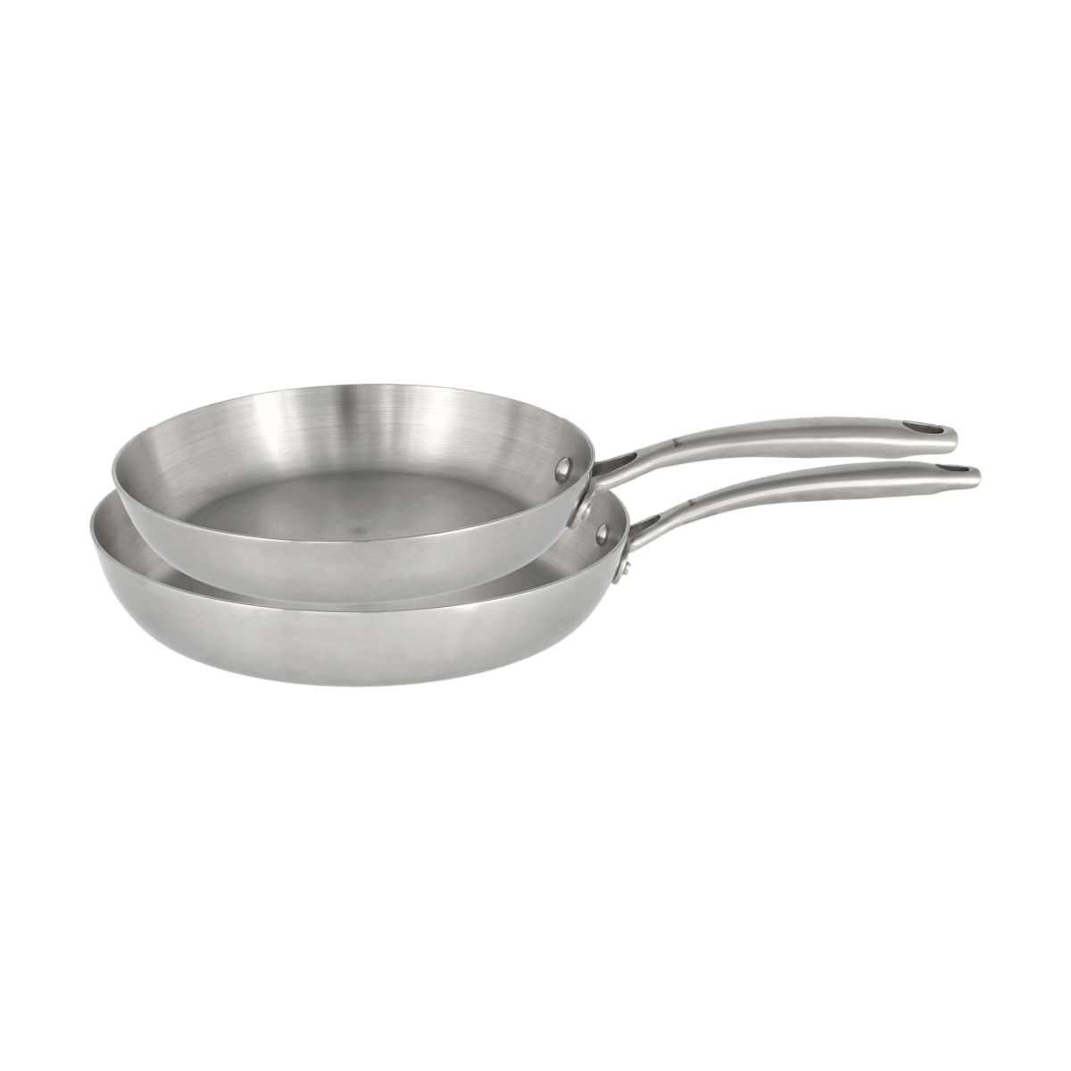 Nordwik stekepannesett 3-ply 2 deler - Rustfritt stål,