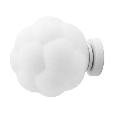 Bubba tak/vegglampe Ø25 cm, Hvit