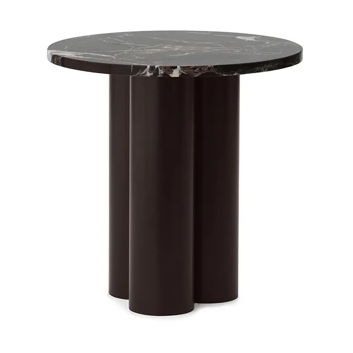 Dit sidebord Ø40 cm, Rosso Levanto-brown