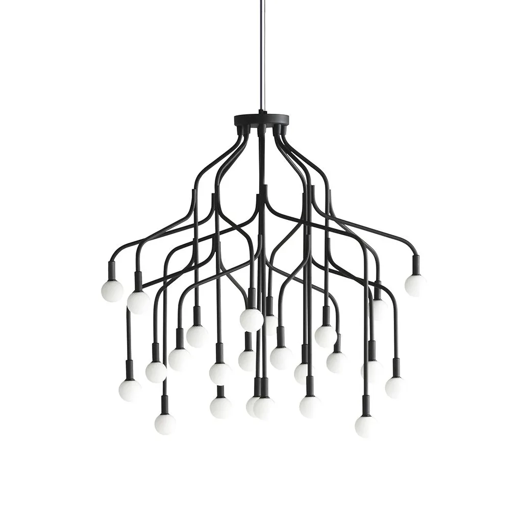 Vekst Taklampe Large, Svart