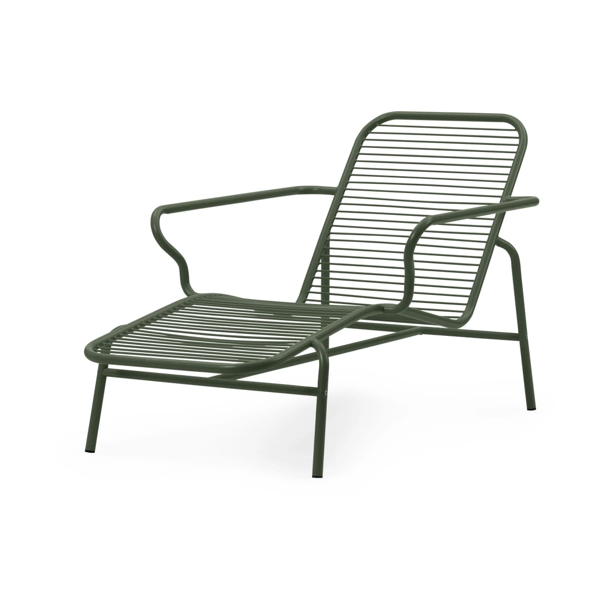 Vig Chaise Lounge solstol, Green