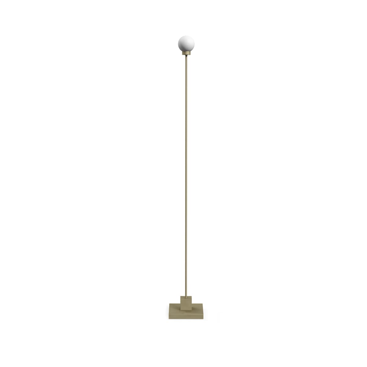 Snowball portabel gulvlampe 122 cm, Grey beige