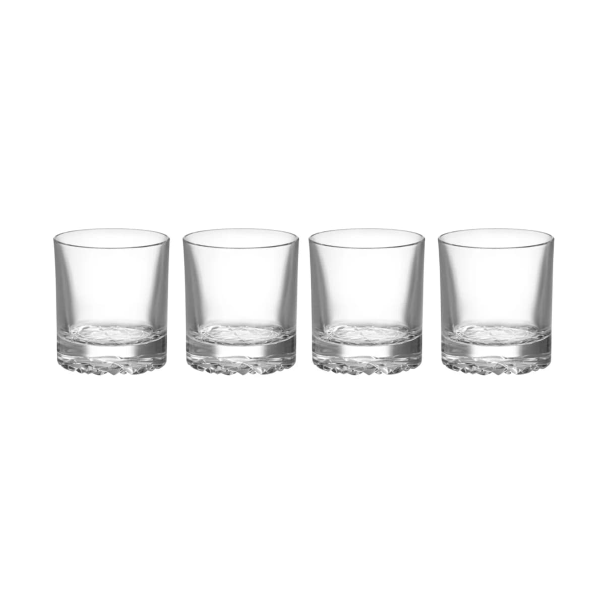 Carat Double Old Fashioned glass 28 cl 4-pk, Klar