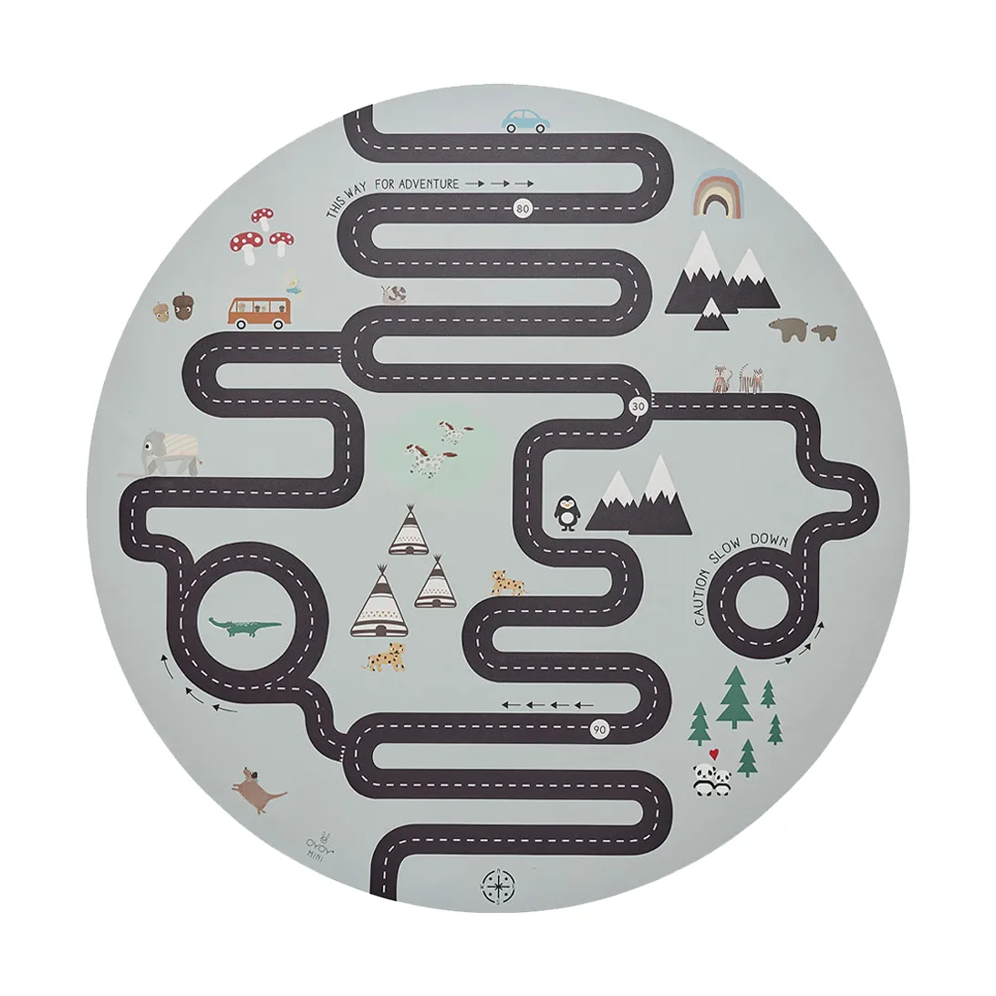 Adventure barneteppe 112x112 cm, Multi
