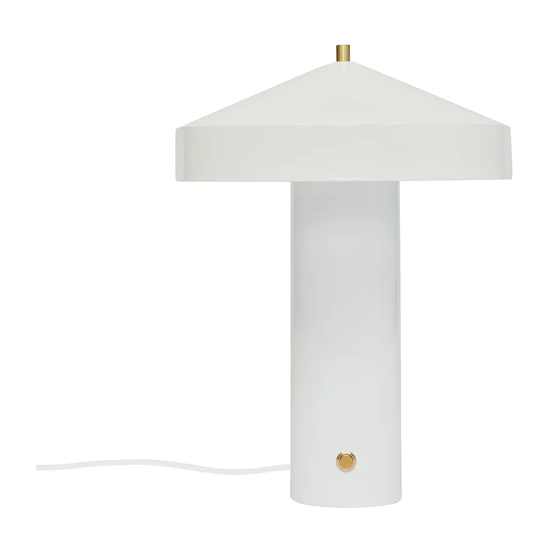 Hatto bordlampe, White
