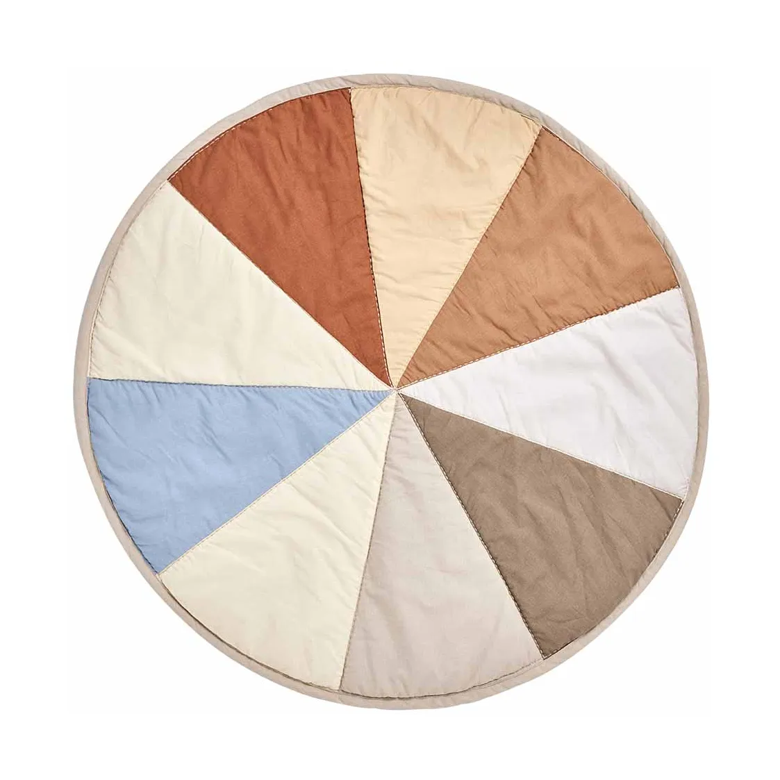 Moni Quilted barneteppe Ø 100 cm, Multi
