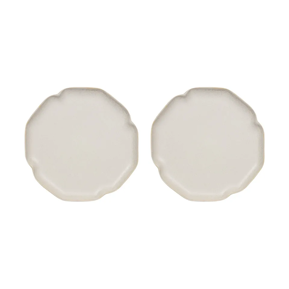 Nori desserttallerken 13x15 cm 2-pakning, Mellow