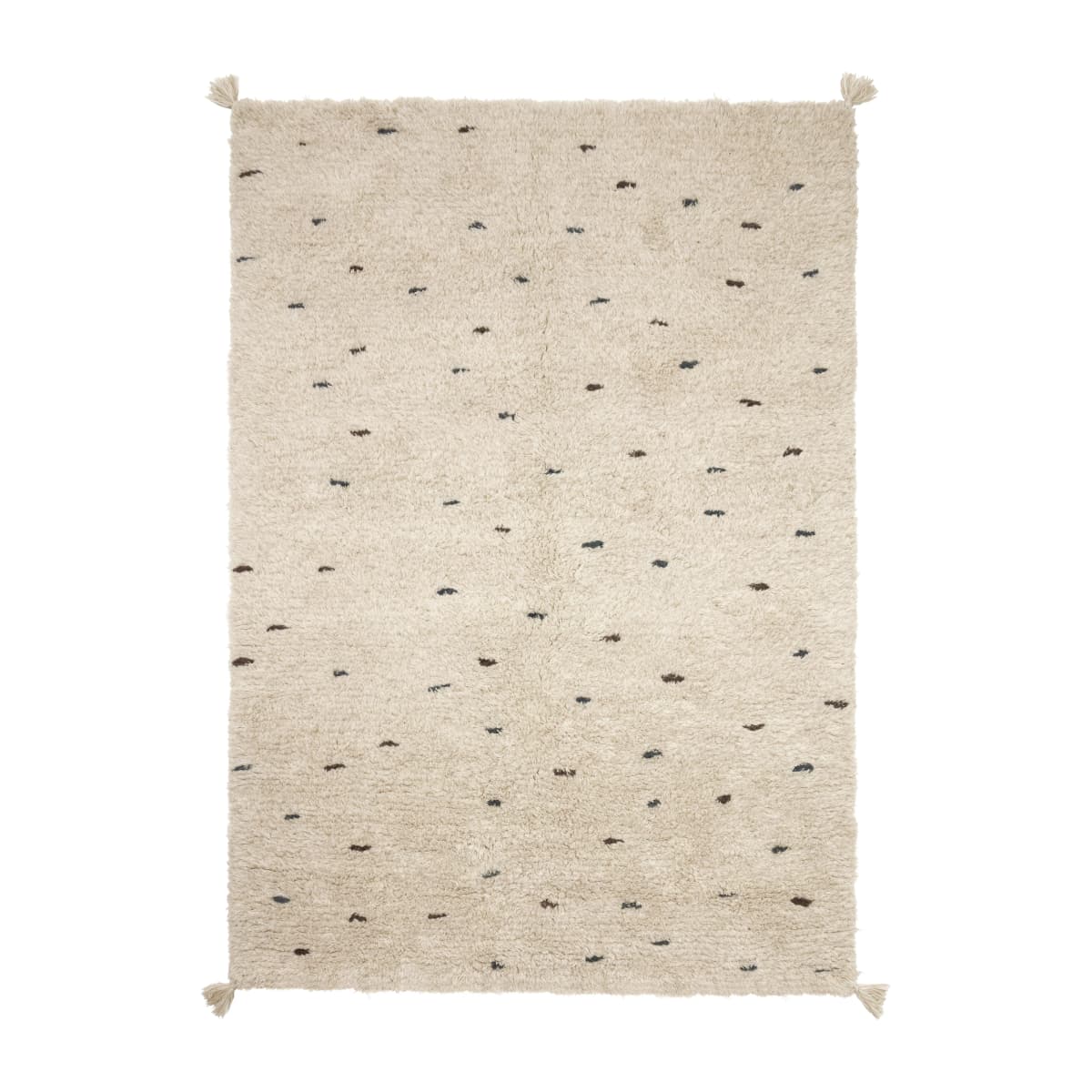 OYOY Dot teppe, Off-white, 140 x 200 cm