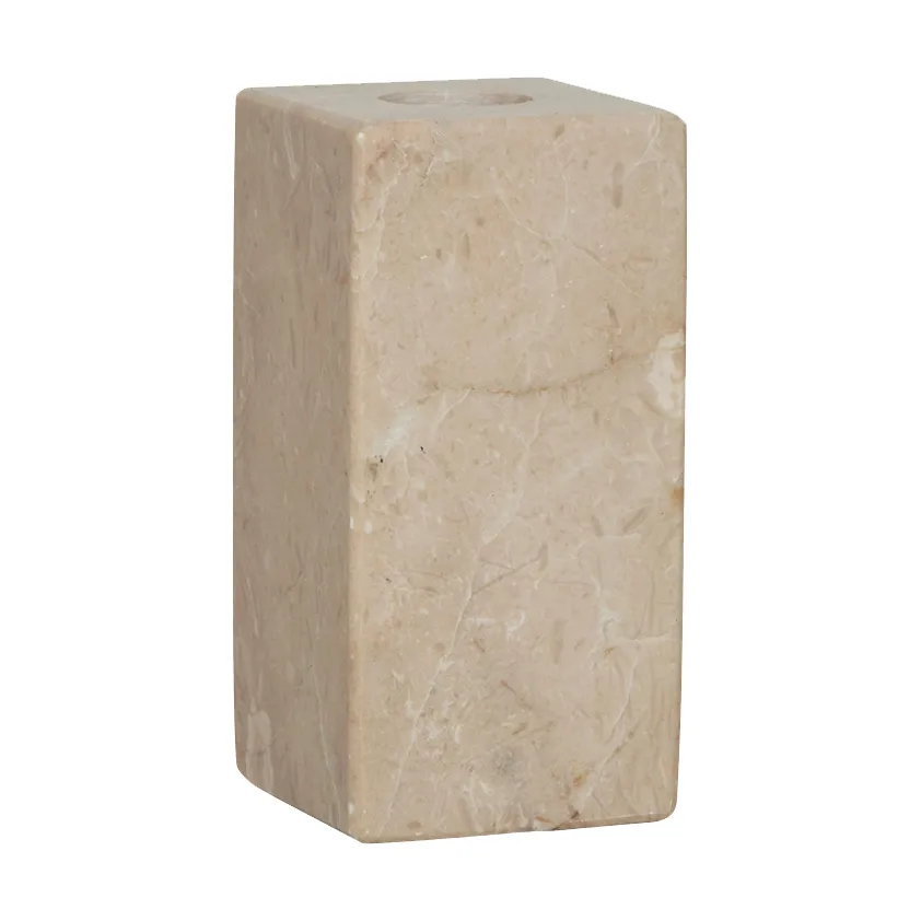 Savi lysestake 10 cm, Beige