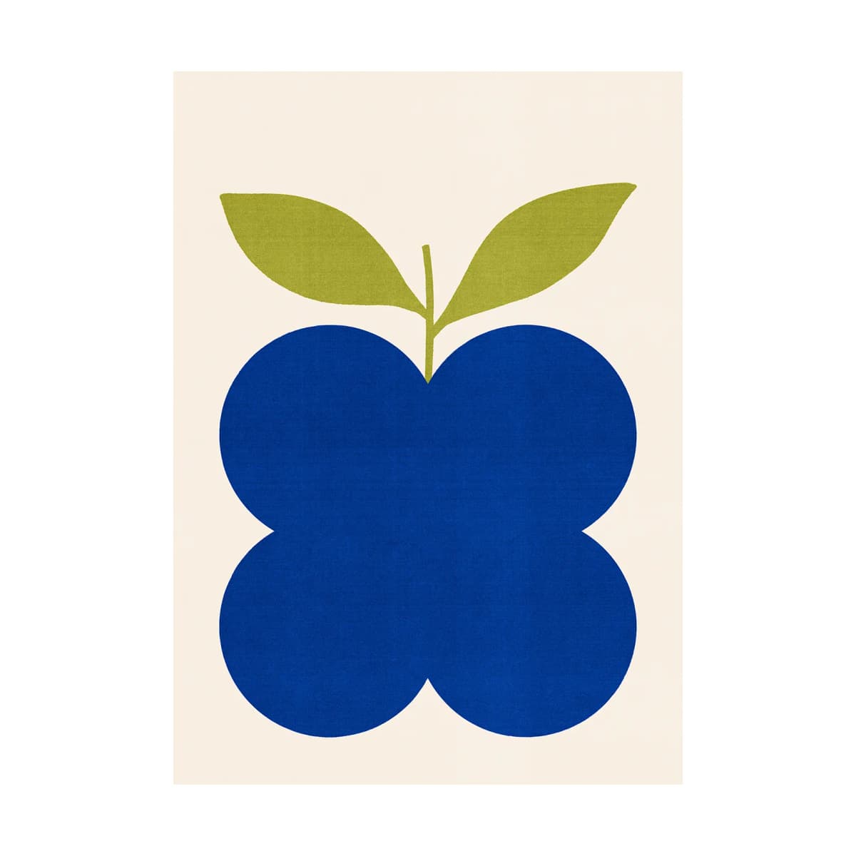 Indigo Fruit poster, 30x40 cm