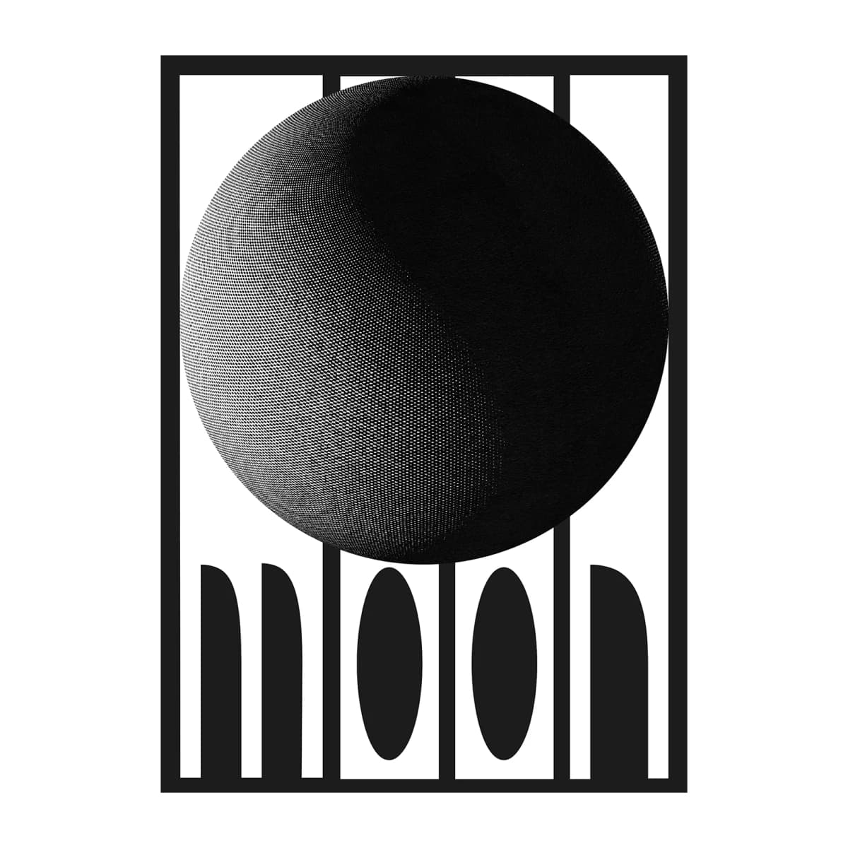 Moon plakat, 30 x 40 cm